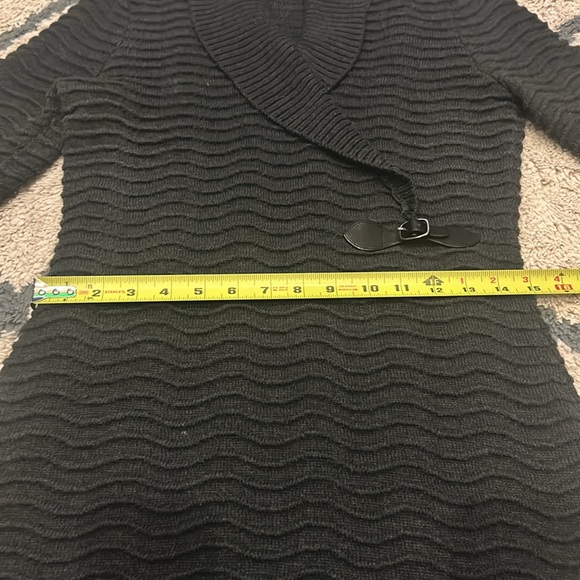 Dark grey sweater dress - Picture 4 of 5